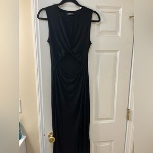 Elegant Black Sleeveless Dress